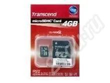 Лот: 559684. Фото: 1. Карта памяти Micro SD 4Gb (+адаптер... Карты памяти