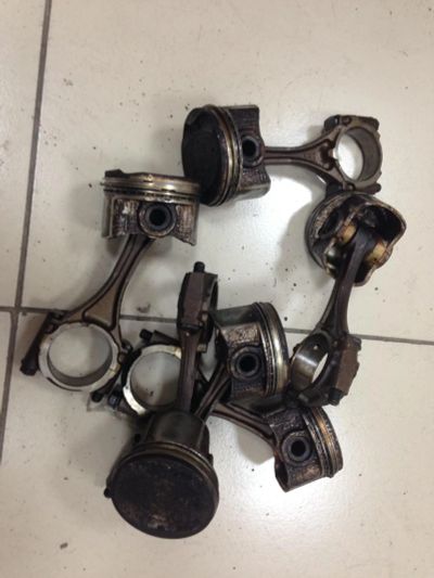Лот: 7180648. Фото: 1. Поршень с шатуном 1G-FE Beams. Двигатель и элементы двигателя