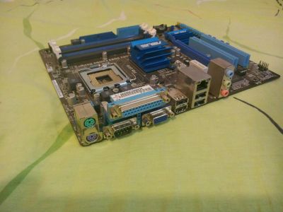 Лот: 6494404. Фото: 1. материнская плата ASUS P5G41C-M... Материнские платы