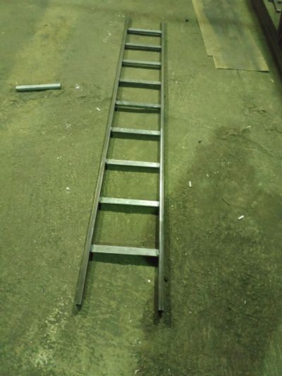 Лот: 12739943. Фото: 1. Лестница стальная, для гаража... Стремянки, подмости, строительные леса