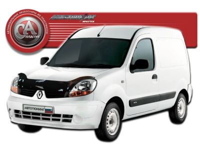 Лот: 4831410. Фото: 1. Дефлектор капота (чёрный) Renault... Детали тюнинга