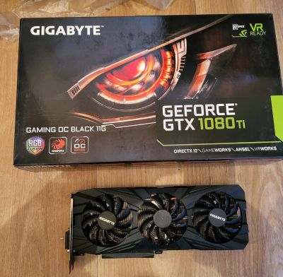 Лот: 18952109. Фото: 1. Видеокарта Geforce GTX 1080Ti... Видеокарты