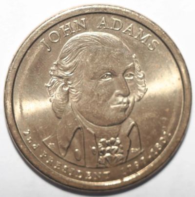 Лот: 8755579. Фото: 1. 1 доллар 2007 год. 2-ой президент... Америка
