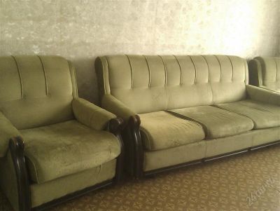 Лот: 2883775. Фото: 1. диван+2 кресла. Кресла, пуфы
