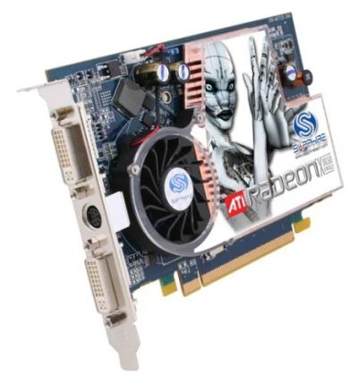 Лот: 17916694. Фото: 1. Видеокарта Sapphire Radeon X1650Pro... Видеокарты