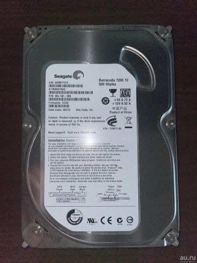 Лот: 18287244. Фото: 1. Жесткий диск SATA Seagate Barracuda... Жёсткие диски (HDD)
