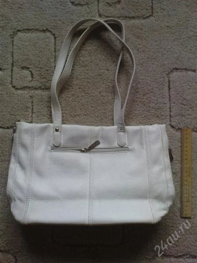 Лот: 1123389. Фото: 1. сумка кожанная белая GILDA TOHETTI. Сумки