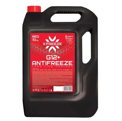 Лот: 19939398. Фото: 1. Антифриз X-Freeze G12+ Красный... Масла, жидкости