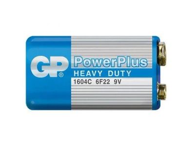 Лот: 21601751. Фото: 1. Батарейка 9V КРОНА GP ROWER PLUS... Батарейки, аккумуляторы, элементы питания