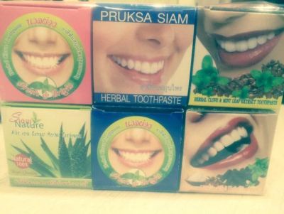 Лот: 6916312. Фото: 1. Отбеливающая зубная паста Тайланд. Уход за полостью рта