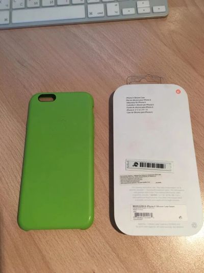 Лот: 8504446. Фото: 1. Apple Case Green Silicon для iPhone... Чехлы, бамперы