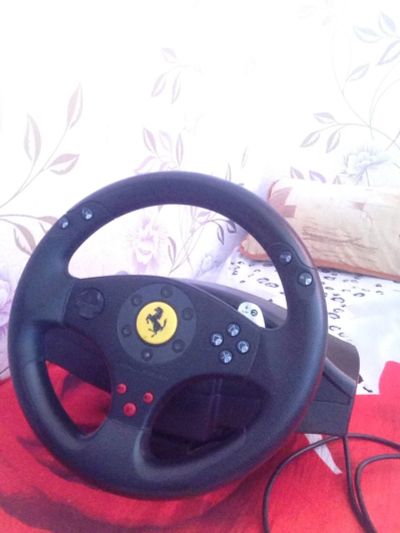 Лот: 11487871. Фото: 1. Руль с педалями для ПК, PS2 Ferrari... Рули, джойстики