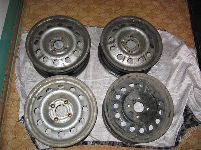 Лот: 2174232. Фото: 1. Штамповка 15х114,3 четыре штуки. Диски