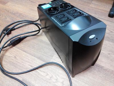 Лот: 9216566. Фото: 1. ИБП Ippon Back Comfo Pro 600 чёрный... ИБП, аккумуляторы для ИБП