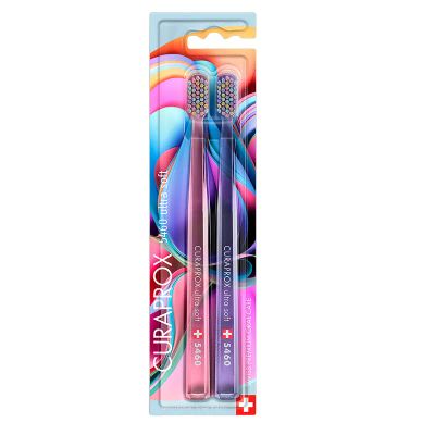 Лот: 23724125. Фото: 1. Curaprox Duo Colorful Curls Ultrasoft... Лекарства