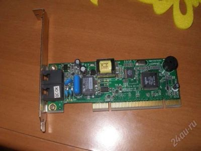 Лот: 1092354. Фото: 1. Рабочий Факс-модем Genius GM56PCI-LA. Проводные модемы