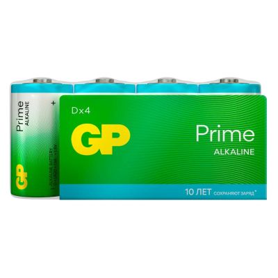 Лот: 24572223. Фото: 1. Батарейки GP Prime Alkaline D... Батарейки, аккумуляторы, элементы питания