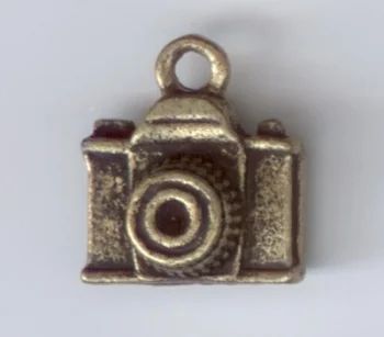 Лот: 3957866. Фото: 1. Подвеска металлическая "фотоаппарат... Скрапбукинг
