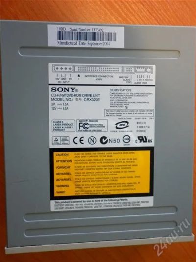 Лот: 1028560. Фото: 1. Привод CD-RW 52x/24x/52x/16x CD-RW-DVD... Приводы CD, DVD, BR, FDD
