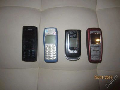 Лот: 2479552. Фото: 1. Телефоны Nokia на запчасти (4... Кнопочные мобильные телефоны