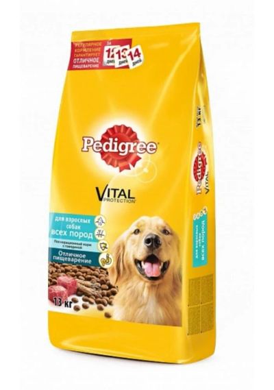 Лот: 5113550. Фото: 1. Сухой корм Pedigree для взрослых... Корма
