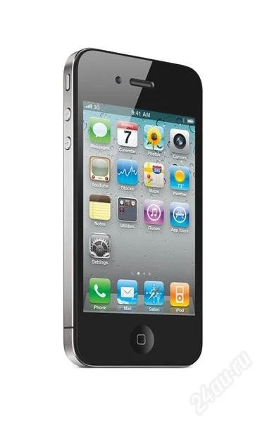 Лот: 1605997. Фото: 1. iphone 4 32 (чёрный)с джейлом... Кнопочные мобильные телефоны