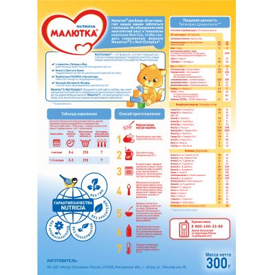 Лот: 23984101. Фото: 1. Малютка смесь молочная Малюткa... Другое (кормление и уход, гигиена)