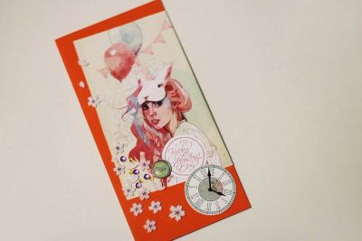 Лот: 11030964. Фото: 1. открытка ручной работы любимой... Открытки ручной работы