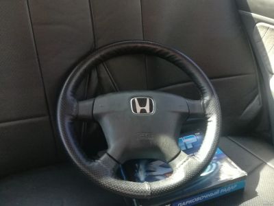 Лот: 14622029. Фото: 1. Руль honda civic ferio es. Чехлы, коврики, оплетки руля