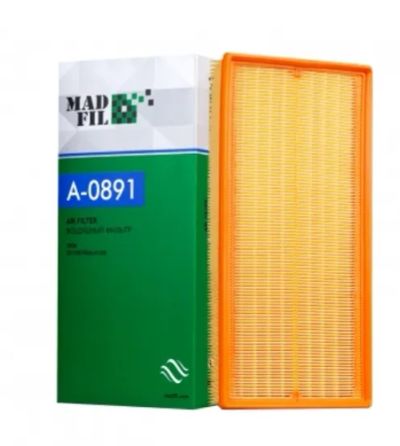 Лот: 25014793. Фото: 1. Воздушный фильтр Madfil A-0891. Расходные материалы