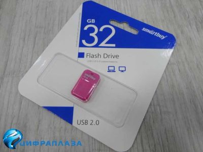 Лот: 14536422. Фото: 1. 32GB накопитель Smartbuy ART розовый. USB-флеш карты
