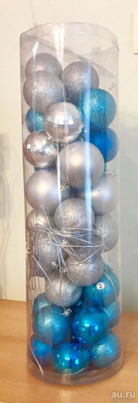 Лот: 16949368. Фото: 1. Елочные шары - новые в коробке... Гирлянды, шарики, новогодние аксессуары