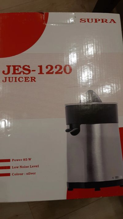 Лот: 16917093. Фото: 1. Соковыжималка Supra JES-1220. Кухонная
