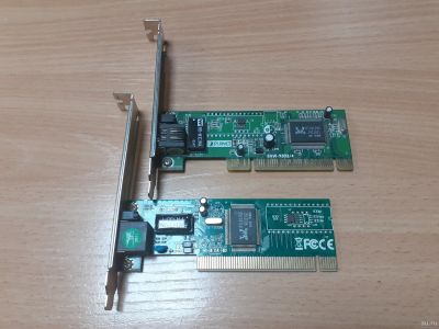 Лот: 18307747. Фото: 1. Сетевая карта PCI Realtek 100mb... Сетевые карты