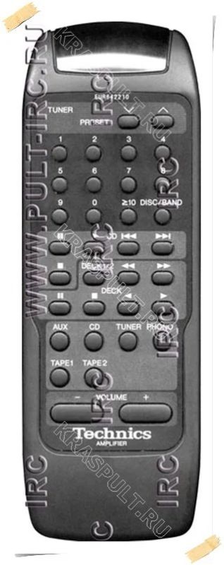Лот: 15909200. Фото: 1. Пульт TECHNICS EUR642210. Пульты ДУ