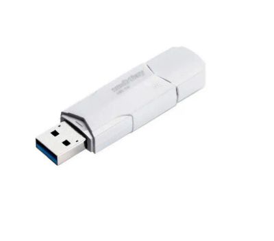 Лот: 20885256. Фото: 1. USB Flash SmartBuy CLUE 64GB белый... Карты памяти