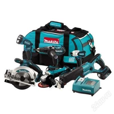 Лот: 1602490. Фото: 1. Набор инструмента Makita LXT600... Электроинструмент
