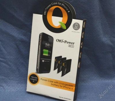 Лот: 1141868. Фото: 1. QYG Power Case for iPhone 4 1700... Зарядные устройства, блоки питания, адаптеры сетевые для смартфонов