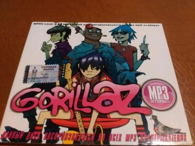 Лот: 8499772. Фото: 1. Gorillaz - mp3 collection. Аудиозаписи