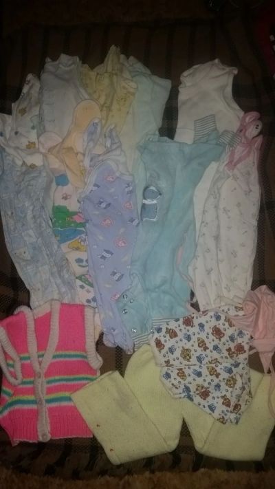 Лот: 16509064. Фото: 1. Одежда для младенца 14 предметов. Ползунки, распашонки и др.