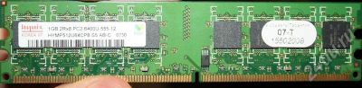 Лот: 455157. Фото: 1. DDR-II 1gb pc2-6400 - Hynix. Оперативная память