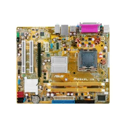 Лот: 9674228. Фото: 1. Материнская плата ASUS P5KPL-VM... Материнские платы