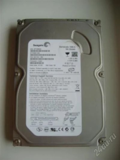 Лот: 1117129. Фото: 1. HDD Seagate 160Gb SATA (неисправен... Жёсткие диски (HDD)