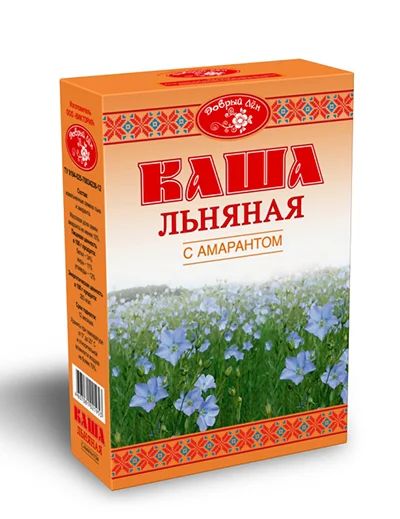 Лот: 3717633. Фото: 1. Каша льняная с амарантом, 400г. Диетическое питание