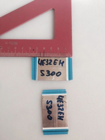 Лот: 6288507. Фото: 1. lvds шлейфы с T-con на матрицу... Запчасти для телевизоров, видеотехники, аудиотехники