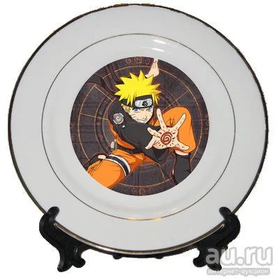 Лот: 8119916. Фото: 1. Аниме Тарелка Naruto 02. Тарелки, блюда, салатники