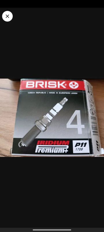 Лот: 25042758. Фото: 1. Свечи иридиевые brisk P11 - 1708... Электрооборудование