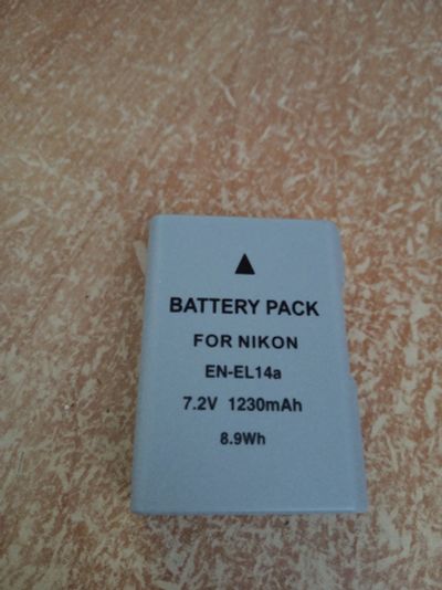 Лот: 15270332. Фото: 1. Аккумулятор Nikon EN-EL14a,1230mAh. Аккумуляторы, зарядные