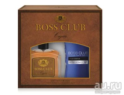 Лот: 15875959. Фото: 1. Набор Boss Club Cigar ТВ 100 мл... Сувенирные наборы