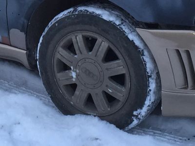 Лот: 6570737. Фото: 1. Диски Audi 4 шт. читайте описание... Шины на дисках